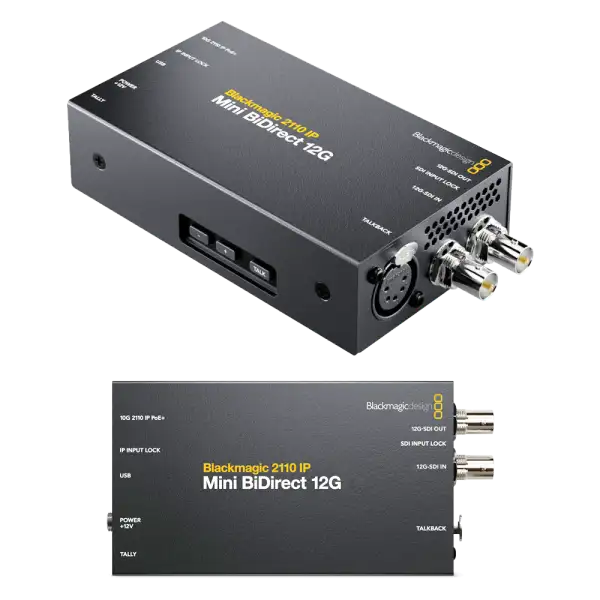 Blackmagic 2110 IP Mini BiDirect 12G