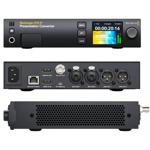 Blackmagic 2110 IP Presentation Converter Blackmagic 2110 IP Presentation Converter