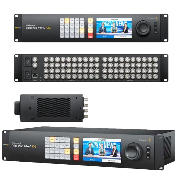 Blackmagic Videohub 40x40 12G Blackmagic Videohub 40x40 12G