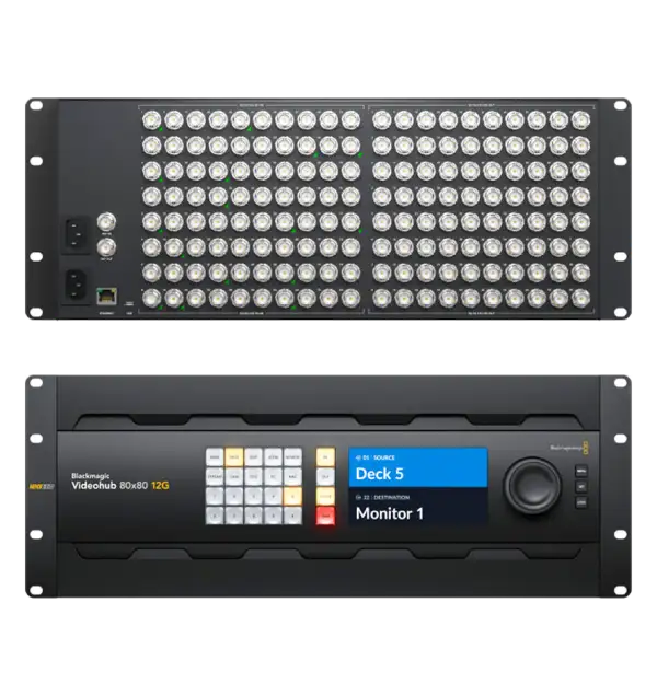 Blackmagic Videohub 80x80 12G Blackmagic Videohub 80x80 12G