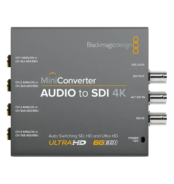 Mini Converter Audio to SDI 4K Mini Converter Audio to SDI 4K