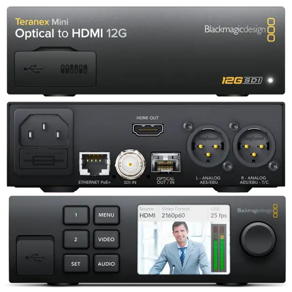 Teranex Mini Optical to HDMI 12G- Teranex Mini Optical to HDMI 12G