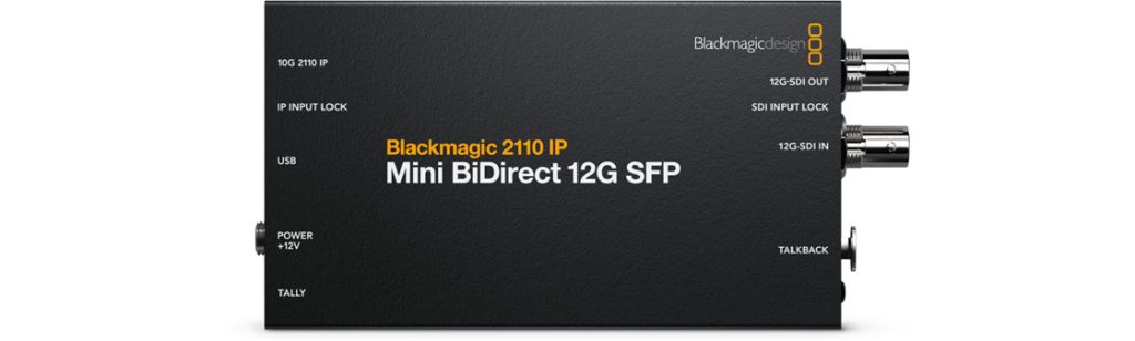 blackmagic 2110 ip mini bidirect 12g sfp md