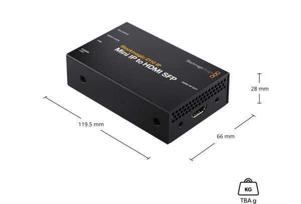 Blackmagic 2110 IP Mini IP to HDMI 2 blackmagic 2110 ip mini ip to hdmi sfp@2x