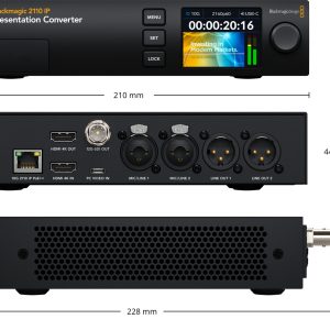 Blackmagic 2110 IP Presentation Converter 10 Blackmagic 2110 IP Presentation Converter