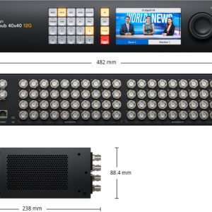 Blackmagic Videohub 40x40 12G 11 Blackmagic Videohub 40x40 12G