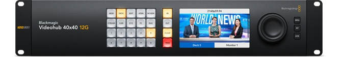 Blackmagic Videohub 40x40 12G 20 Blackmagic Videohub 40x40 12G