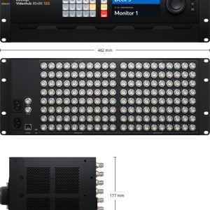 Blackmagic Videohub 80x80 12G 9 Blackmagic Videohub 80x80 12G