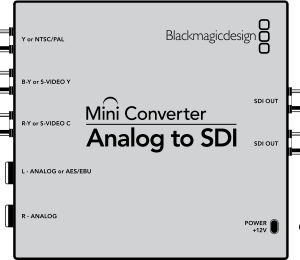 Mini Converter Analog to SDI 8 Mini Converter Analog to SDI