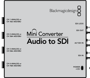 Mini Converter Audio to SDI
