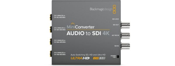 Mini Converter Audio to SDI 4K 2 Mini Converter Audio to SDI 4K