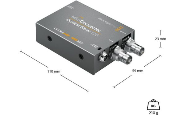 Mini Converter Optical Fiber 12G 2 mini converter optical fiber 12g