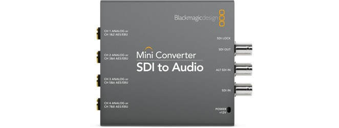 Mini Converter SDI to Audio 24 Mini Converter SDI to Audio