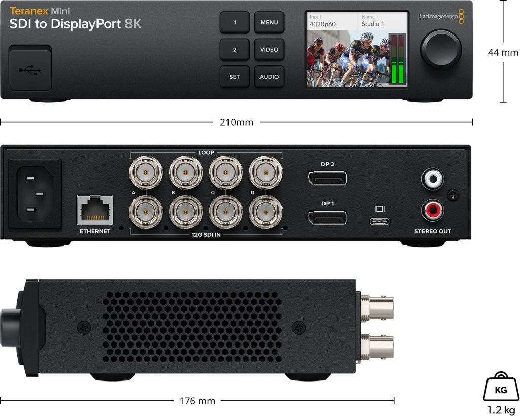 Teranex Mini SDI to DisplayPort 8K HDR 13 Teranex Mini SDI to DisplayPort 8K HDR