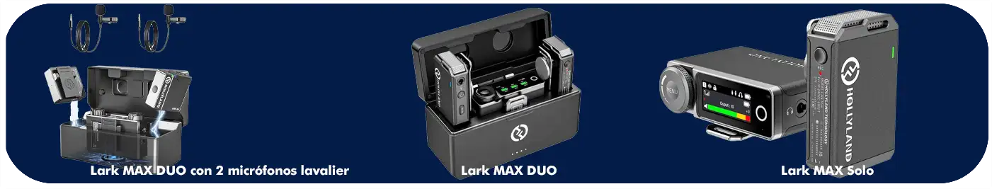 Lark MAX DUO con 2 microfonos lavalier