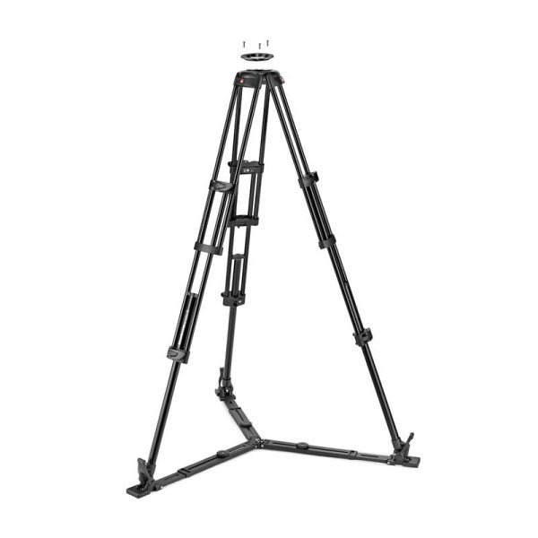 Kit vídeo con trípode aluminio Twin + rótula 504X. Estabilizador ras de suelo 8 manfrotto kit video con tripode aluminio twin rotula 504x estabilizador ras de suelo