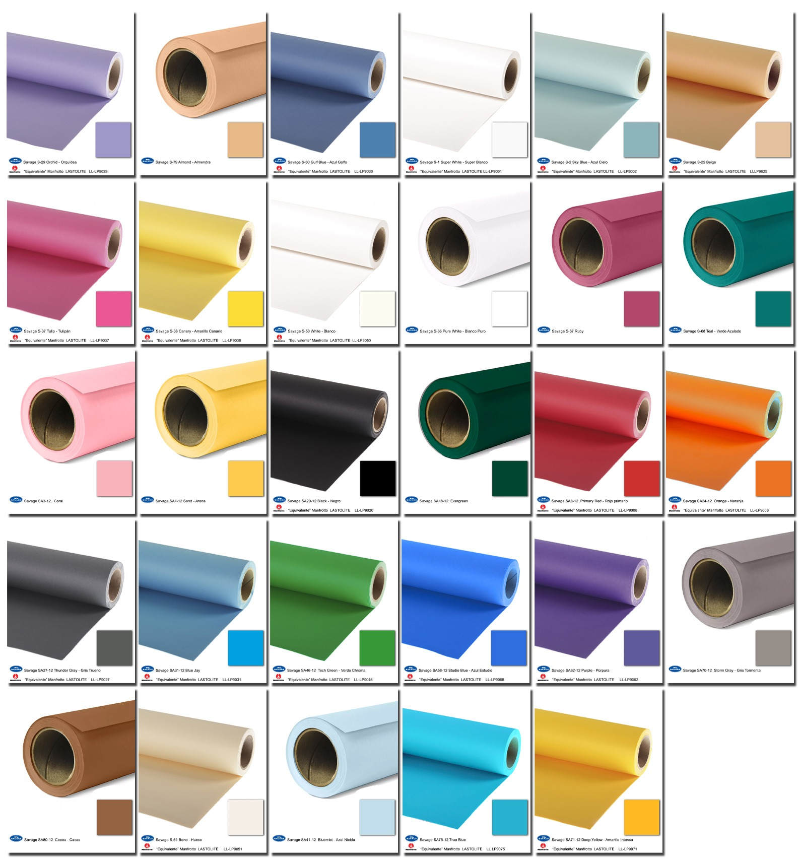 Fondo Savage 2,72m x 11m