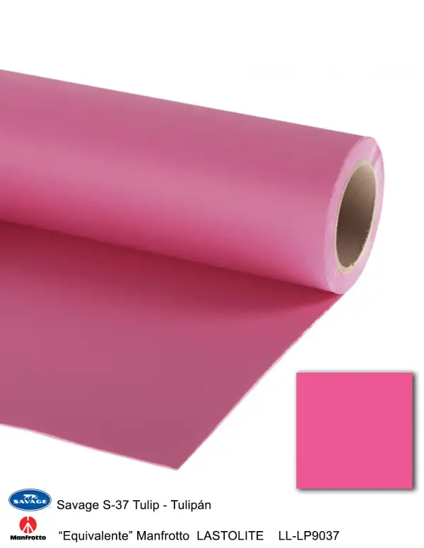 Fondo Savage 1,35m x 11m 9 S 37 Tulip Tulipan