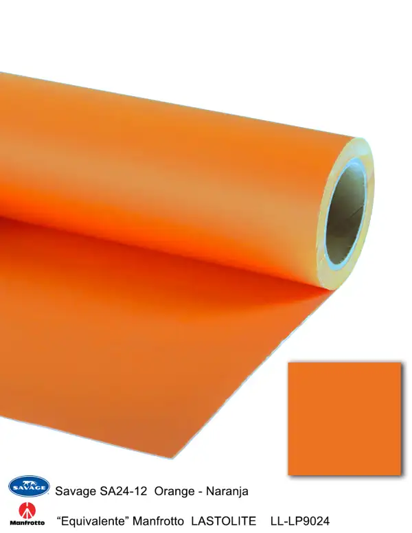 Fondo Savage 1,35m x 11m 31 SA24 12 Orange Naranja