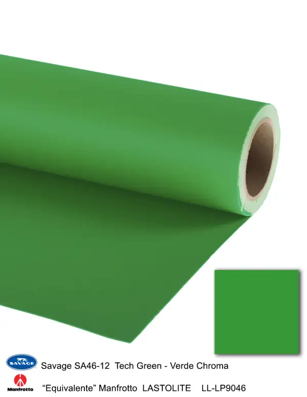 Fondo Savage 1,35m x 11m 22 SA46 12 Tech Green Verde Chroma
