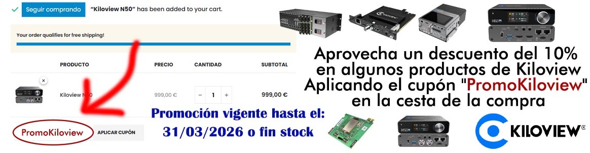 Kiloview descuento limitado en el tiempo