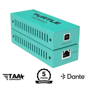 Adaptador de E/S USB de 2 canales Dante Pro TAV-D2USB-PRO