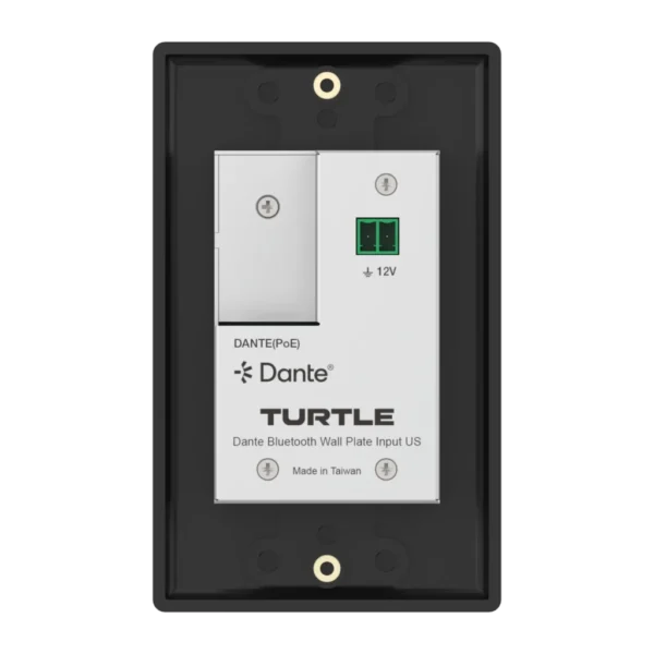 Dante Bluetooth Wallplate 11 Bluetooth. Dante. Controlled.