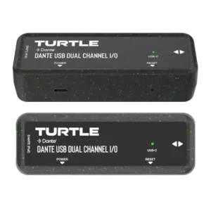 Turtle AV Dante Dual Channel USB-C I/O Adapter