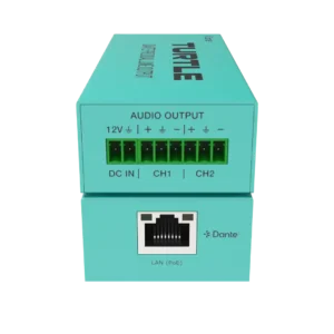 Turtle AV Dante Pro 2Ch Analog Line TAV-D2LDE-PRO