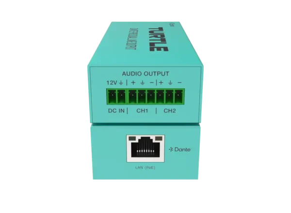 Turtle AV Dante Pro 2Ch Analog Line TAV-D2LDE-PRO