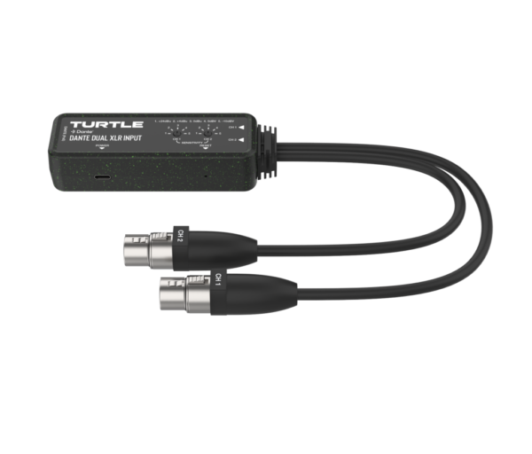 Adaptador de entrada XLR 2 canales a Dante 2 TAV D2XEN