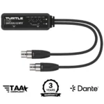 Dante 2CH Analog XLR Input Adapter with Gain Controls