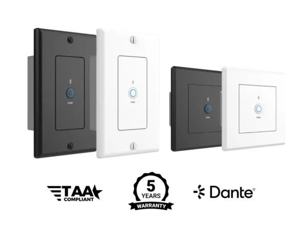 Dante Bluetooth Wallplate 14 Placa de pared Bluetooth Dante fam