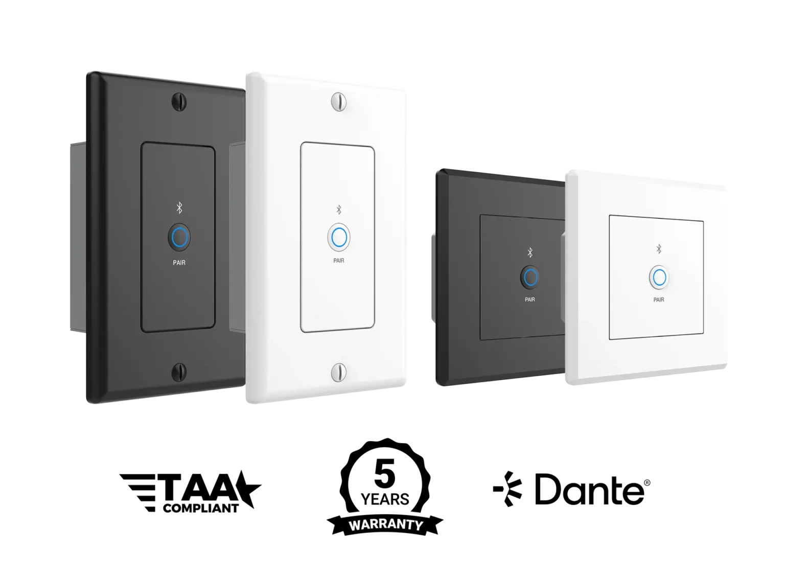 Placa de pared Bluetooth Dante fam