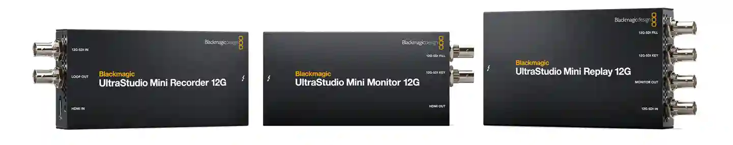 Blackmagic UltraStudio Mini Replay 12G | Repeticiones y Gráficos 4K 12 UltraStudio Mini Replay 12G