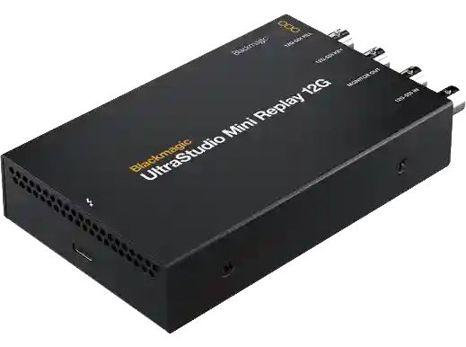 Blackmagic UltraStudio Mini Replay 12G | Repeticiones y Gráficos 4K