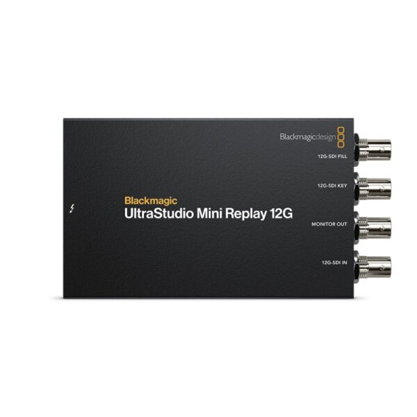 Blackmagic UltraStudio Mini Replay 12G | Repeticiones y Gráficos 4K 4 blackmagic design ultrastudio mini replay 12g captura y reproduccion 4k