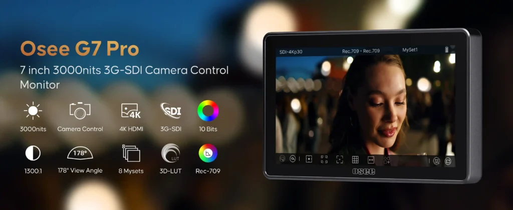 osee - G7 Pro - Monitor 4K en Cromvideo