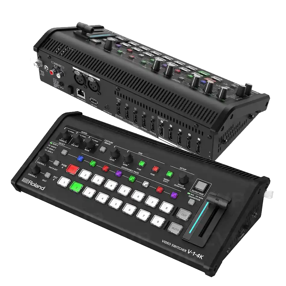 CromVideo 21 Roland V-1-4K: La Conmutación Ultra HD 4K a 60p Definitiva con Soporte HDR y Streaming USB-C