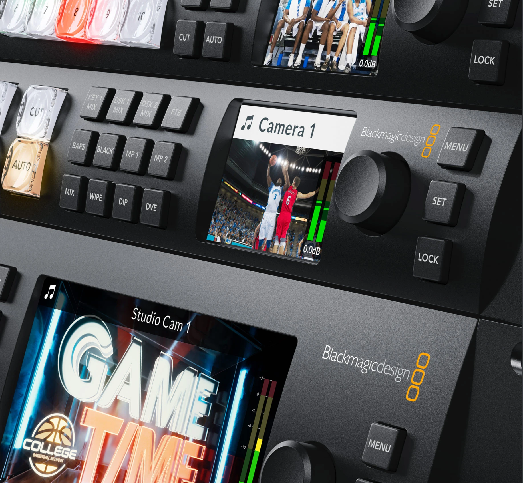 Blackmagic ATEM 4 M/E Constellation 4K Plus 10 Topología de Realización Broadcast en Unidades Móviles y Grandes Plató
