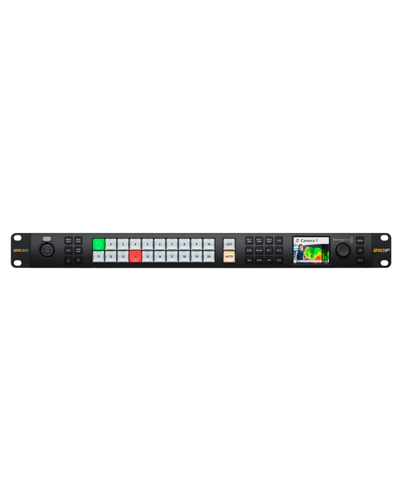 Blackmagic ATEM Monitoring Rack Panel 20 11 20 Botones RGB Programables