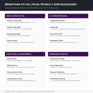 BrightSign XT1145 9 BrightSign XT1145 - Imagen 5