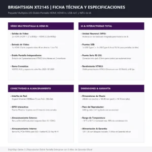 BrightSign XT2145 - Imagen 5
