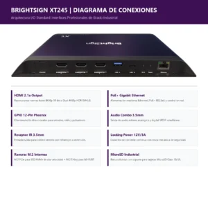 BrightSign XT245 8 BrightSign XT245 - Imagen 4