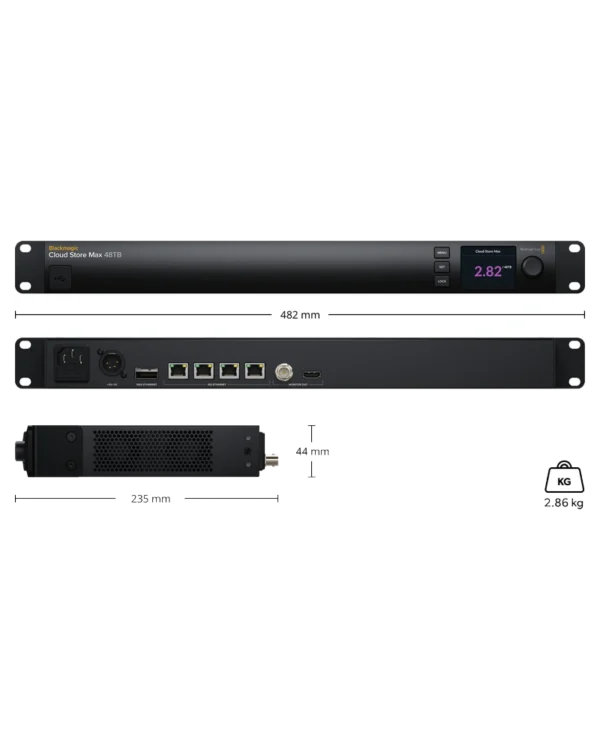 Blackmagic Cloud Store Max 48TB 3 cloud store max 48tb specs