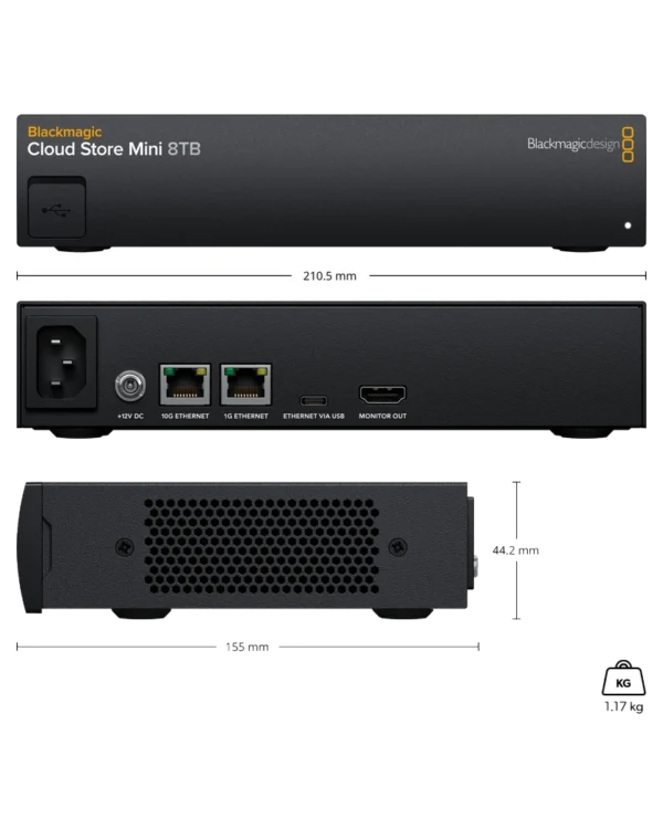 Blackmagic Cloud Store Mini 8TB 3 cloud store mini 8tb specs
