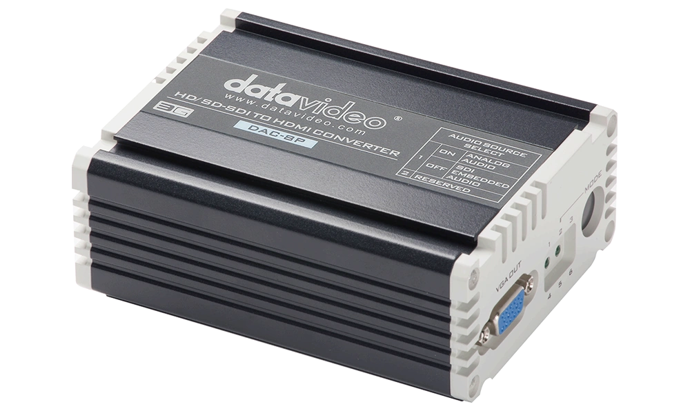 Datavideo DAC-60 Conversor SDI a VGA Profesional con Escalador