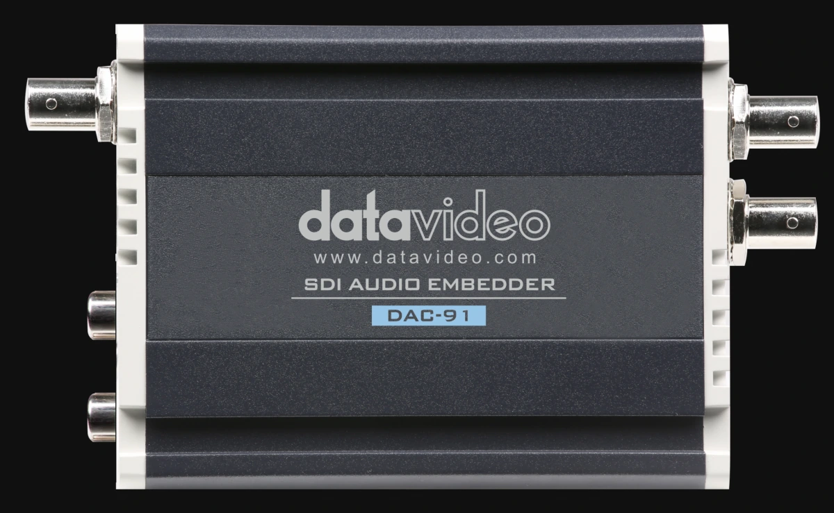 Diagrama de Embebido e Inserción de Audio SDI del Datavideo DAC-91