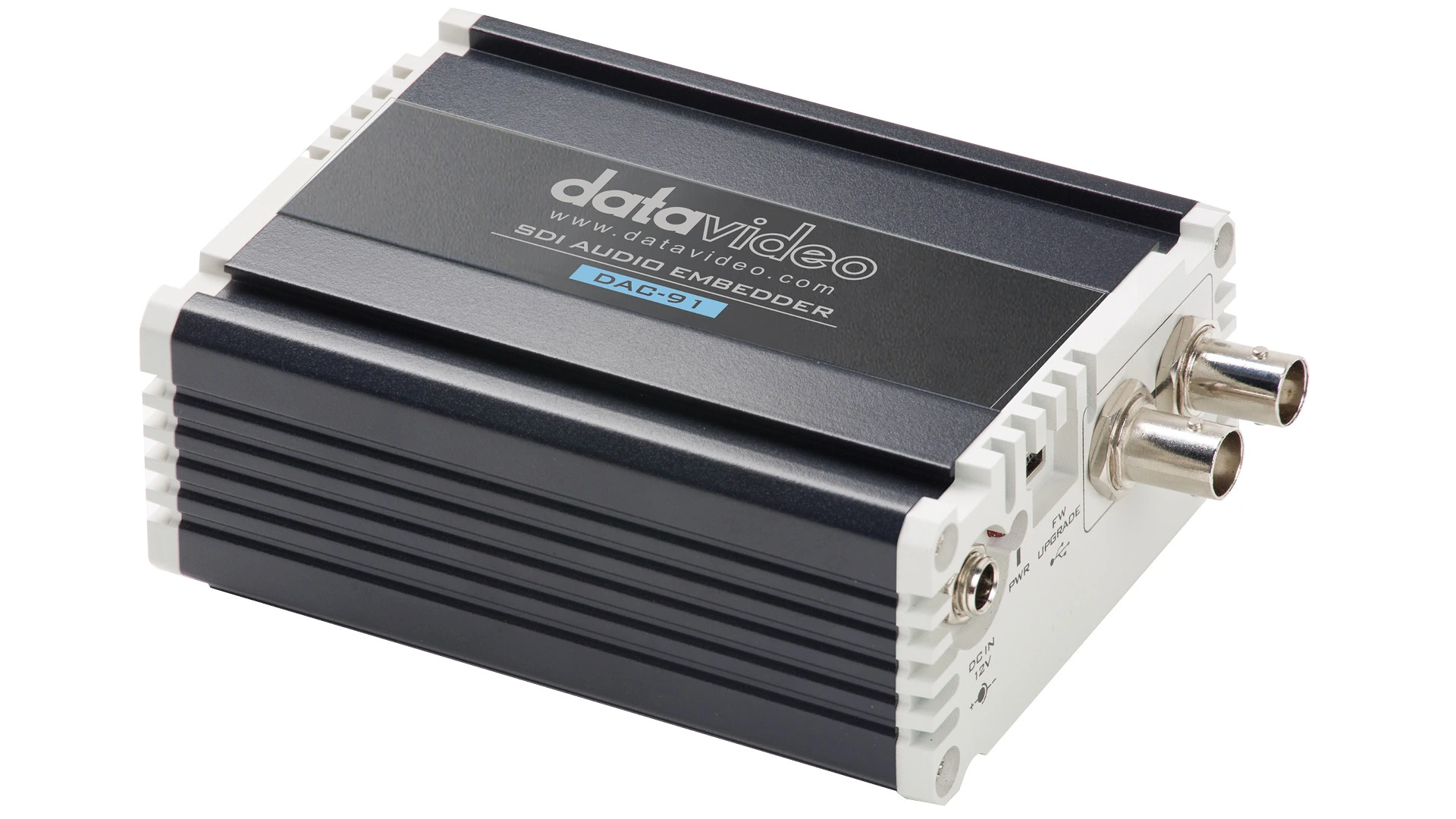 Datavideo DAC-91 Embebedor de Audio Broadcast Vista Isométrica