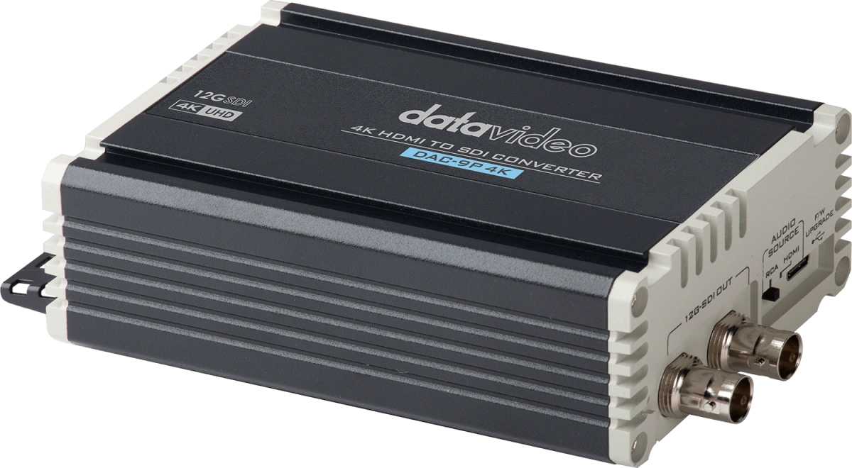 Datavideo DAC-9P 4K 12 Datavideo DAC-9P 4K Conversor HDMI a 12G-SDI Profesional